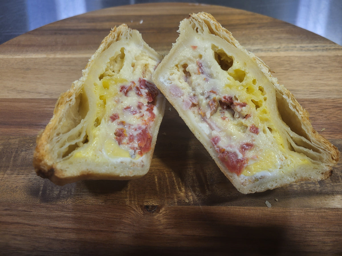 Breakfast Pie - Ham egg and Sundried Tomato