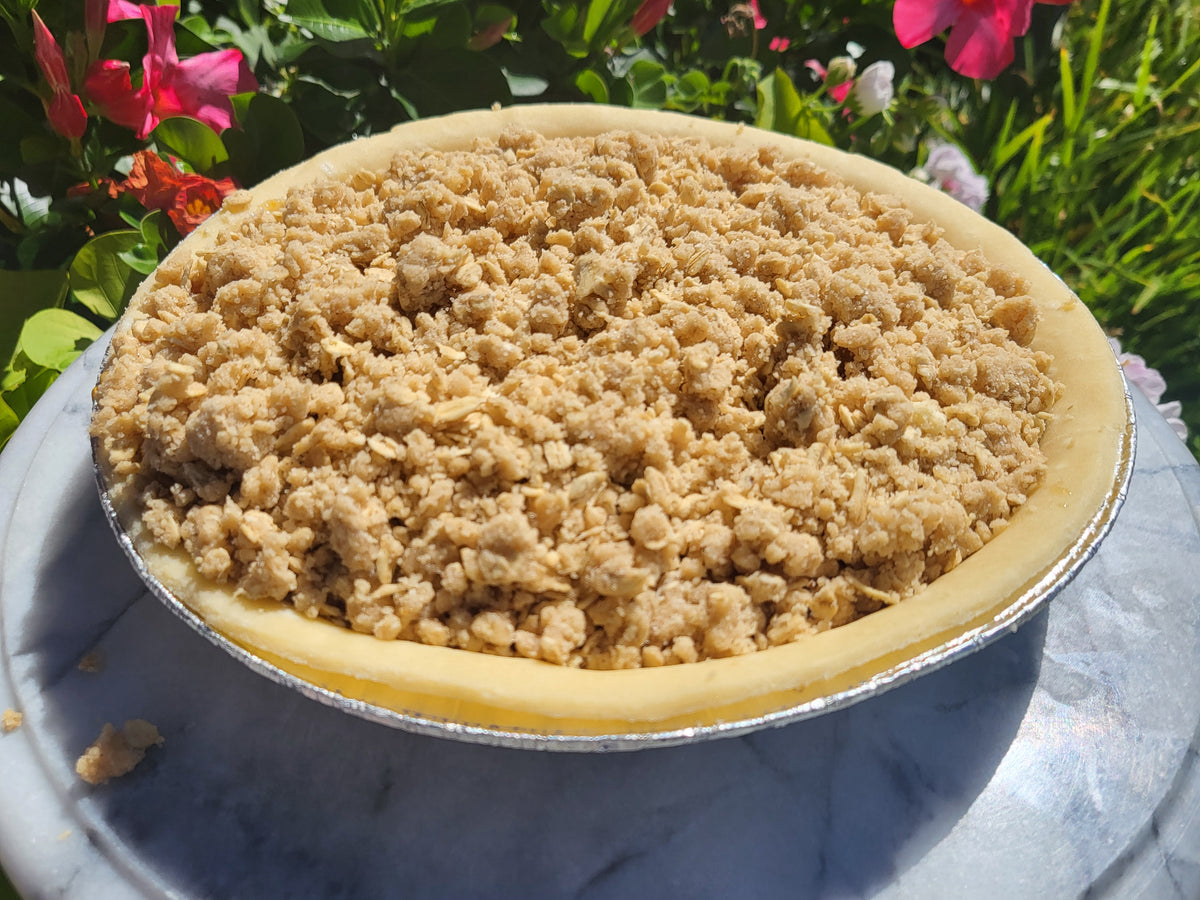 Fruit Pie - Peach Crumble 9"