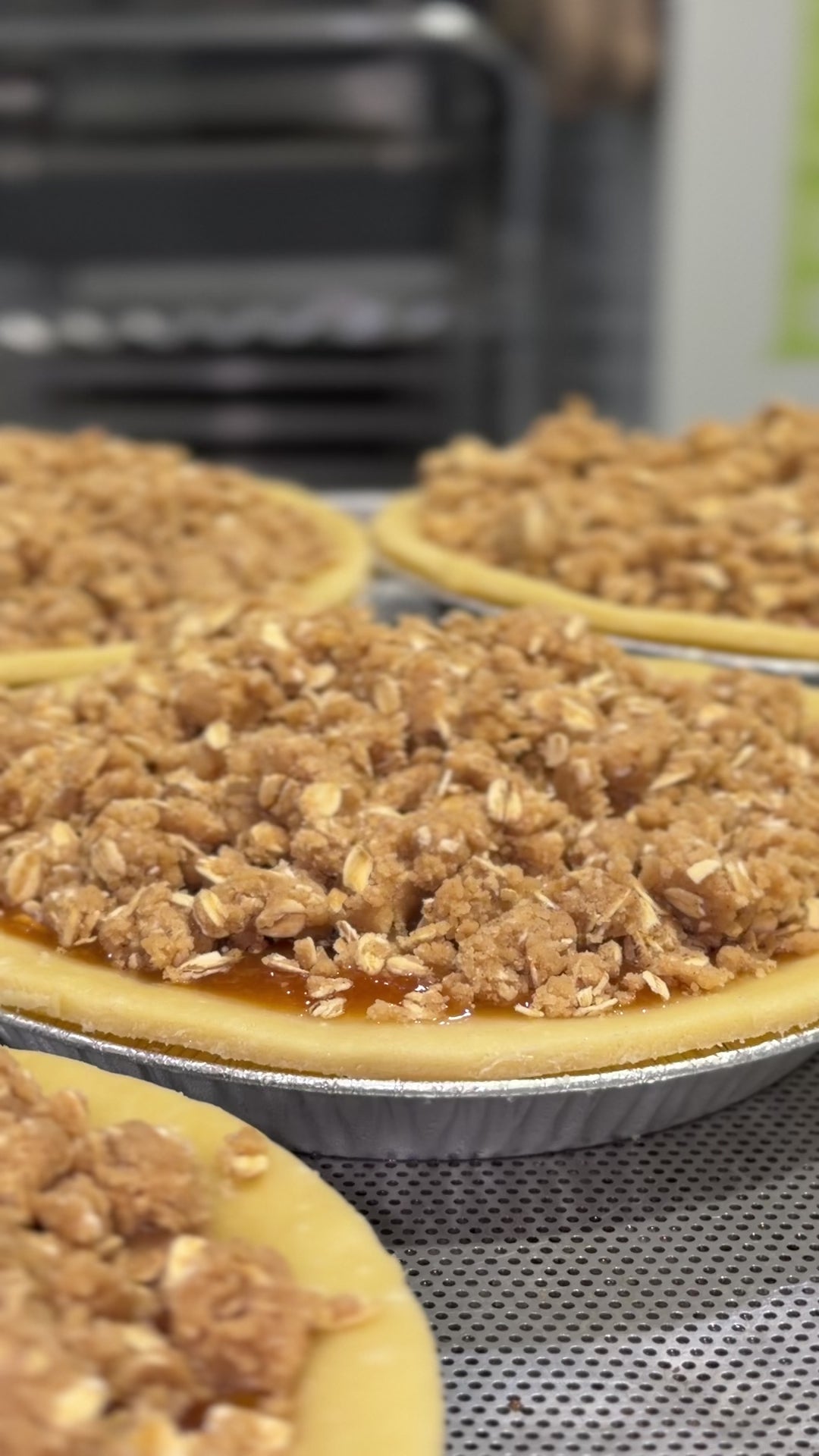 Fruit Pie - Peach Crumble 9"